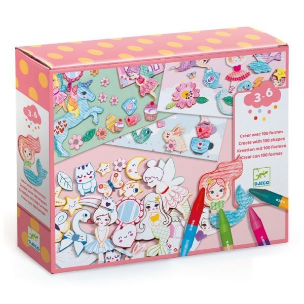 3 bis 6 Jahre - Formen gestalten Eine Welt kreieren, Mädchen