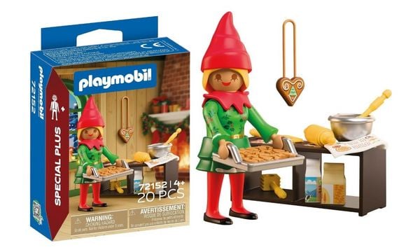 72152 Weihnachtself mit Plätzchen