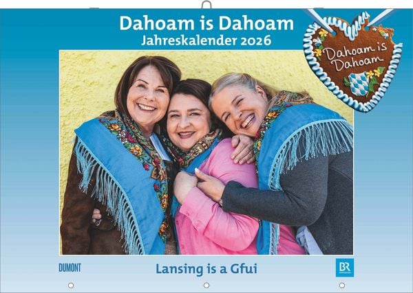 DUMONT - Dahoam is Dahoam 2026 – Broschürenkalender zur BR-Serie – Wandkalender 42 x 29 cm mit Jahresplaner