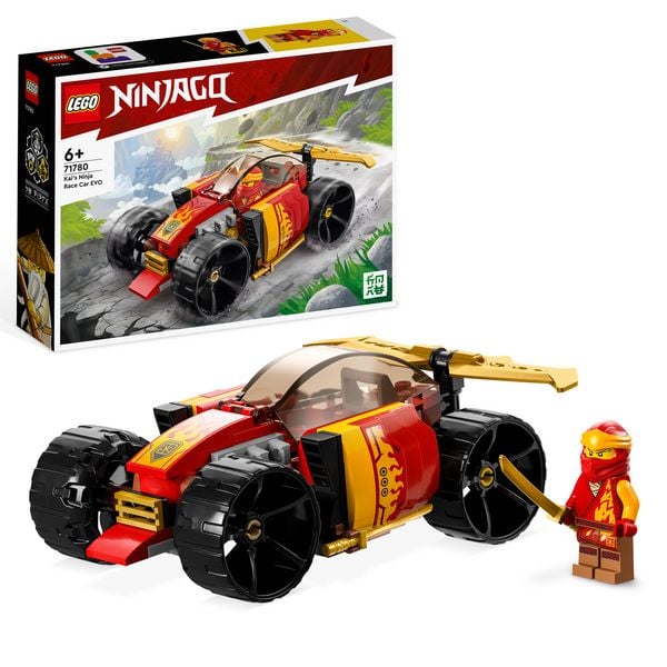 LEGO NINJAGO 71780 Kais Ninja-Rennwagen EVO Spielzeug mit Minifigur