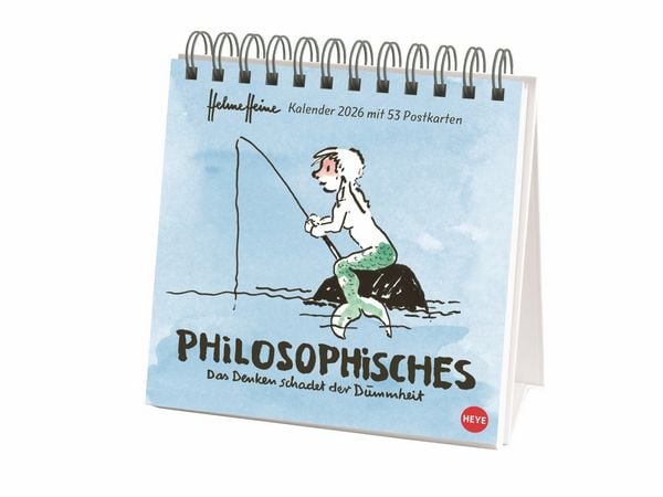 Helme Heine: Philosophisches Premium-Postkartenkalender 2026