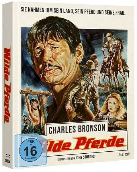 Wilde Pferde (Charles Bronson) - Mediabook - Cover C (Blu-ray+DVD) (+ Bonus-Blu-ray)