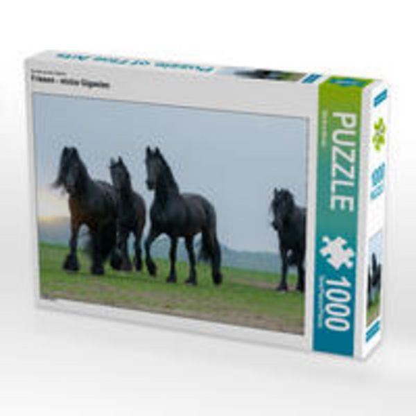 CALVENDO Puzzle Ein Motiv aus dem Kalender Friesen - stolze Giganten 1000 Teile Lege-Größe 64x48cm Foto-Puzzle für glückliche Stunden