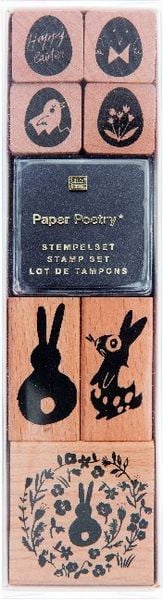 Stempelset Ostern, Hasen/Eier