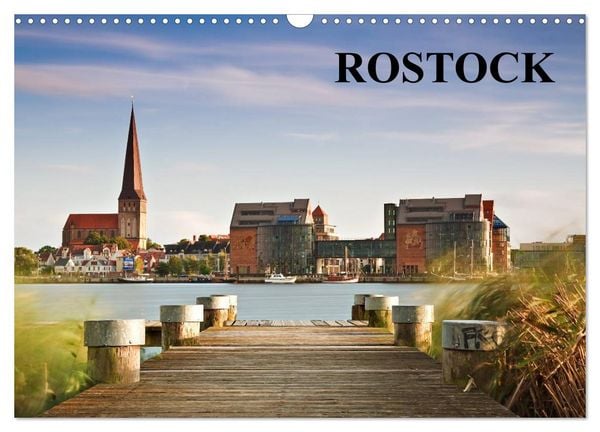 Rostock (Wandkalender 2026 DIN A3 quer), CALVENDO Monatskalender