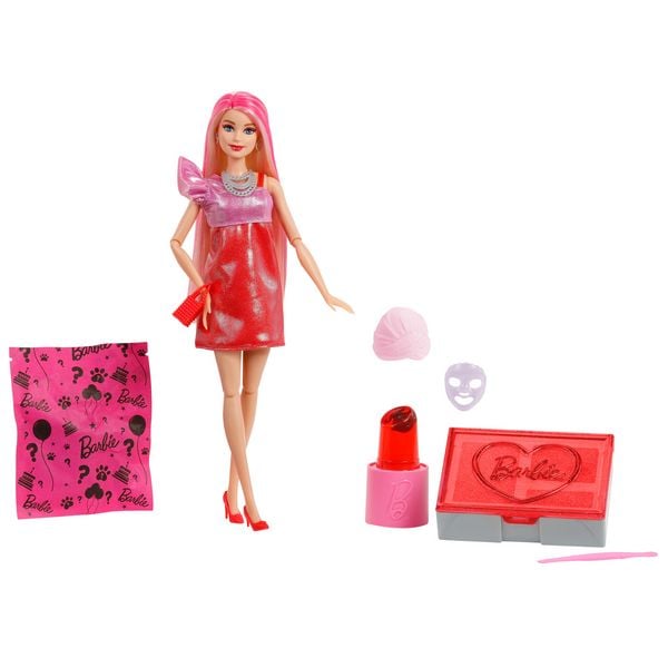 Barbie Party Unboxed Barbie Glam Barbie Serie - rote Puppe