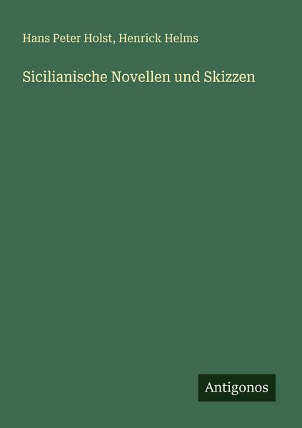 Sicilianische Novellen und Skizzen