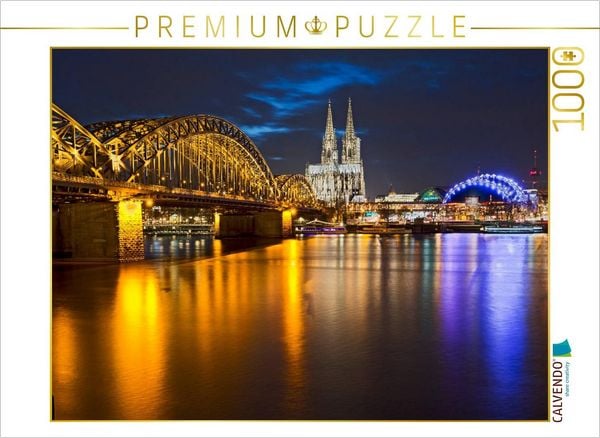 CALVENDO Puzzle Kölner Dom 1000 Teile Lege-Größe 64x48cm Foto-Puzzle für glückliche Stunden