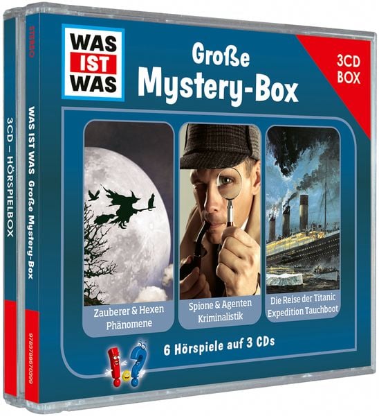 WAS IST WAS 3-CD Hörspielbox. Grosse Mystery-Box