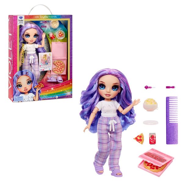 Junior High PJ Party Fashion Doll- Violet (Purple)