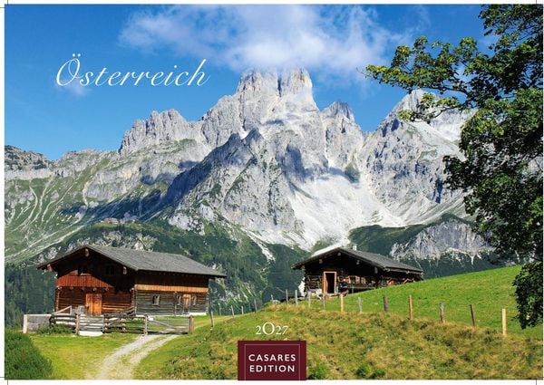 Österreich Kalender 2027 – Wandkalender Fotokalender Österreich Kalender Alpenkalender Alpenländer 24x35cm -Bilder von Wien, Salzburg, Tirol & mehr