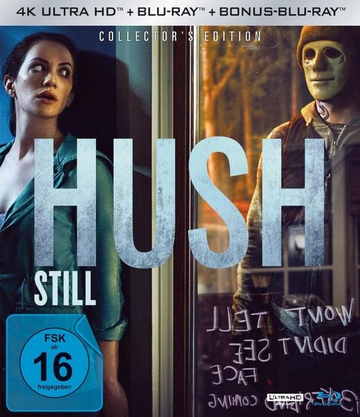 Hush - Still - Collector's Edition (4K Ultra HD) (+ Blu-ray) (+ Bonus-Blu-ray)