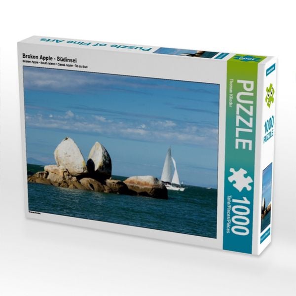 CALVENDO Puzzle Broken Apple - Südinsel 1000 Teile Puzzle quer 1000 Teile Lege-Größe 64 × 48 cm Foto-Puzzle für glückliche Stunden