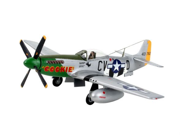 Model Set P-51D Mustang, Revell Modellbausatz mit Basiszubehör