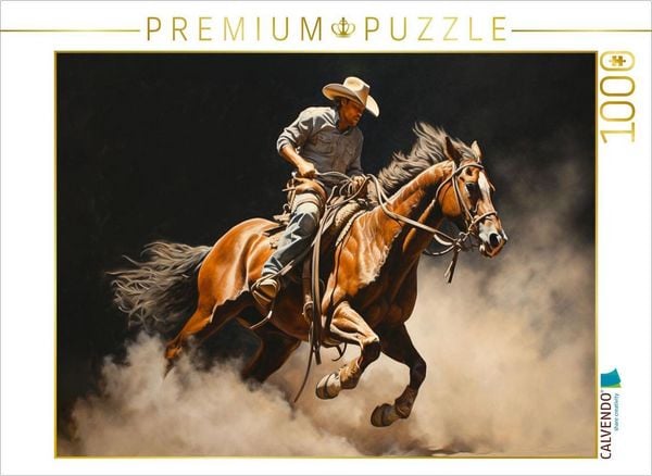 CALVENDO Puzzle Ein Motiv aus dem Kalender Abenteuer im Wilden Westen 1000 Teile Lege-Größe 64x48cm Foto-Puzzle für glückliche Stunden