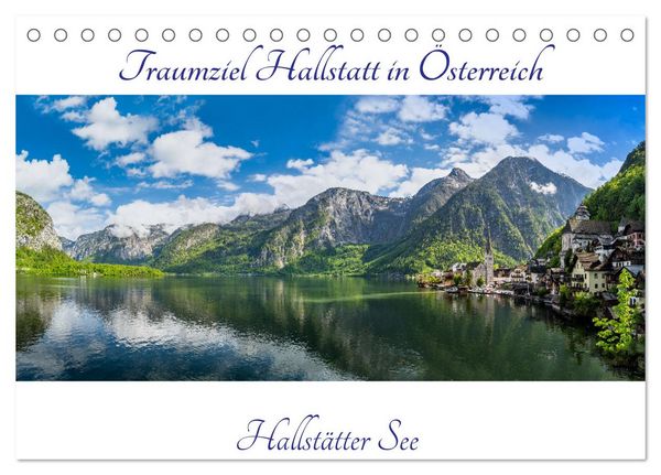 Traumziel Hallstatt in Österreich (Tischkalender 2026 DIN A5 quer), CALVENDO Monatskalender
