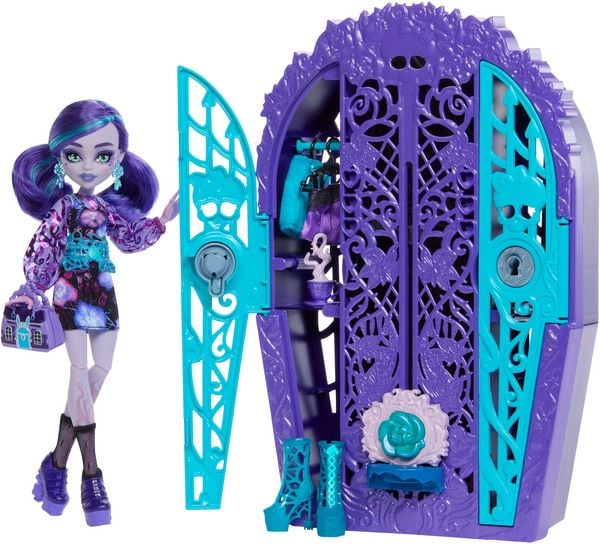 Monster High Skulltimate Secrets Garden Mysteries Spielset, Twyla Puppe mit mehr als 19 Überraschungen