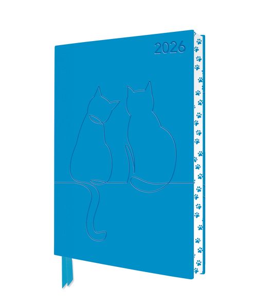 Zwei glückliche Katzen – Tischkalender 2026