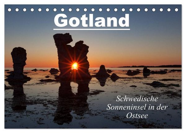 Gotland - Sonneninsel in der Ostsee (Tischkalender 2027 DIN A5 quer), CALVENDO Monatskalender