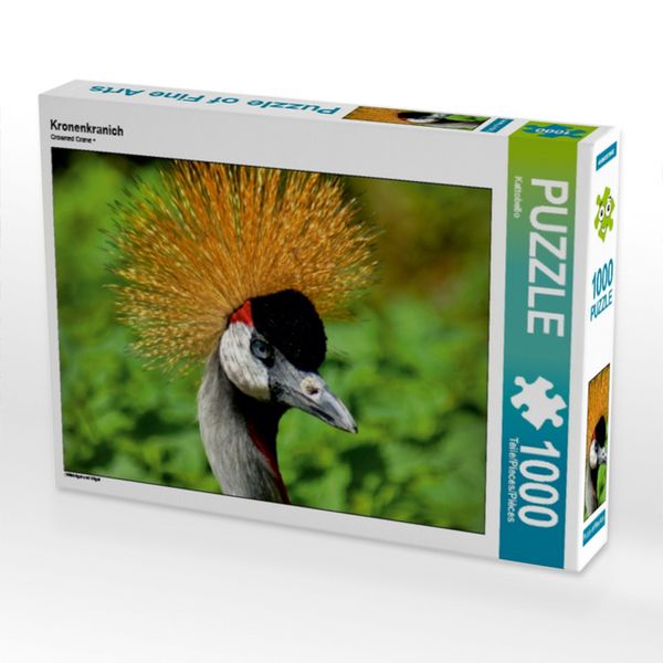 CALVENDO Puzzle Kronenkranich 1000 Teile Lege-Größe 64x48cm Foto-Puzzle für glückliche Stunden