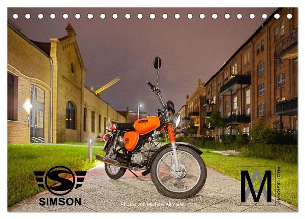 Simson S51c (Tischkalender 2026 DIN A5 quer), CALVENDO Monatskalender