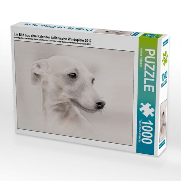 CALVENDO Puzzle Ein Bild aus dem Kalender Italienische Windspiele 2017 1000 Teile Lege-Größe 64x48cm Foto-Puzzle für glückliche Stunden