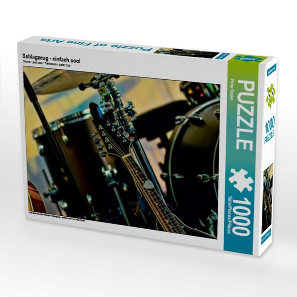 CALVENDO Puzzle Schlagzeug - einfach cool 1000 Teile Lege-Größe 64x48cm Foto-Puzzle für glückliche Stunden
