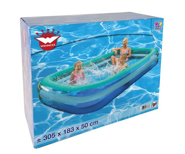 Jumbo-Pool, aufgebl.ca.305x183x50 cm