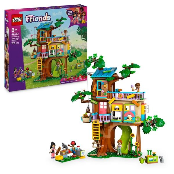 LEGO Friends 42652 Baumhaus, Set mit Spielzeughaus, Kinder Geschenk
