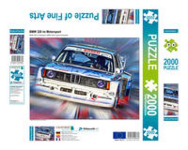 CALVENDO Puzzle BMW 320 im Motorsport 2000 Teile Puzzle quer 2000 Teile Lege-Größe 90 × 67 cm Foto-Puzzle für glückliche Stunden