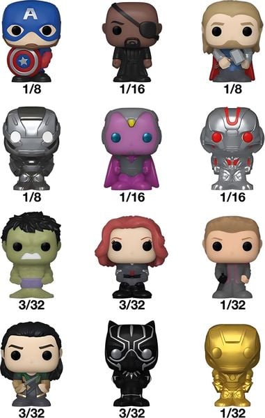 Bitty POP Singles: Marvel- 32PC PDQ