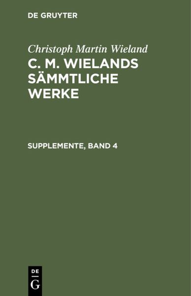 Supplemente, Band 4