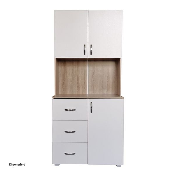 HTI-Living HTI-Living Küchenschrank Weiß/Sonoma Blanca HTI-Living Küchenschrank Weiß/Sonoma Blanca