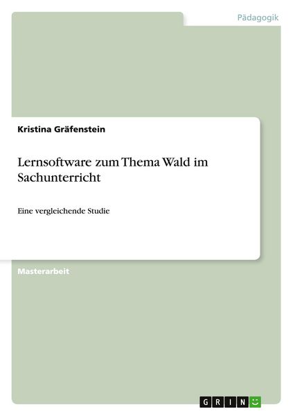 Lernsoftware zum Thema Wald im Sachunterricht
