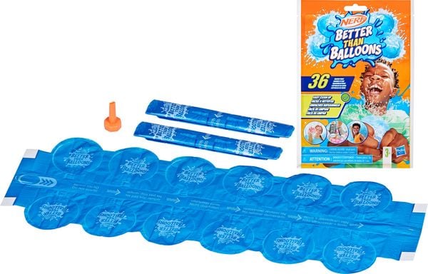 Hasbro F90075L4 - Nerf Better Than Balloons, 36 Wasserkapseln