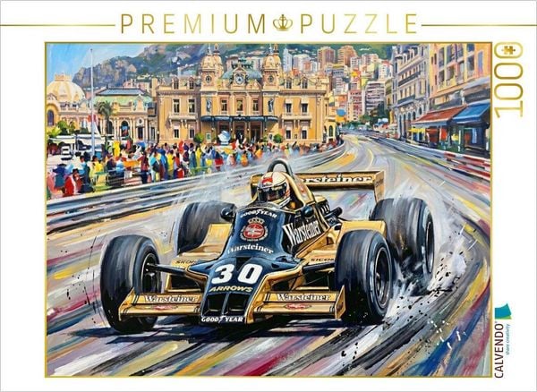 CALVENDO Puzzle 1979 war Jochen Mass im Arrows A1 leider glücklos von Defekten und Ausfällen betroffen. 1000 Teile Lege-Größe 64x48cm Foto-Puzzle für glückliche Stunden