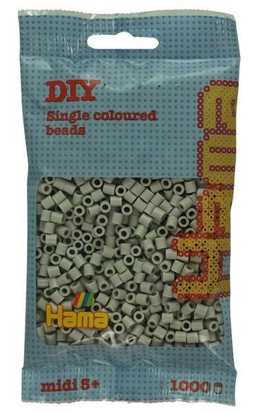 HAMA Perlen Midi - Kieselgrau 1000 Perlen