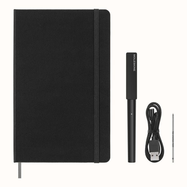 Moleskine Smart Writing Set Smart Pen+ 3, Smart Notebook, L/
