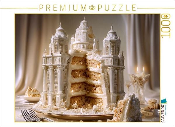 CALVENDO Puzzle Barockpalast-Torte 1000 Teile Lege-Größe 64x48cm Foto-Puzzle für glückliche Stunden