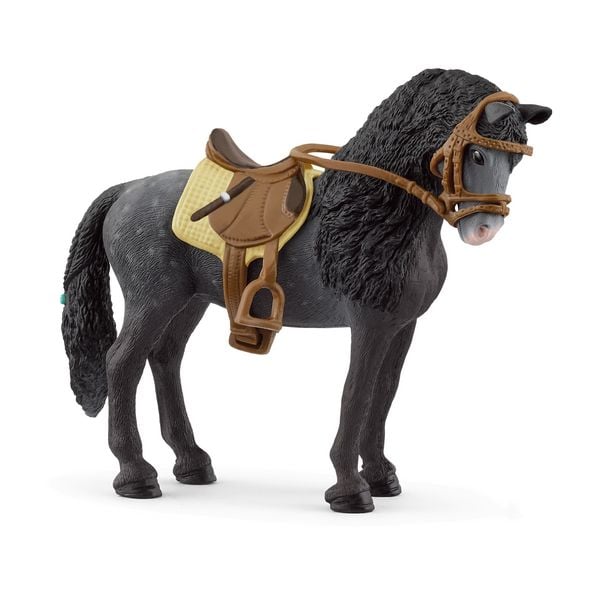 schleich® 42708 - Horse Club, Pura Raza Espanola Stute mit Accessoires, Tierfigur, Länge: 12,5 cm