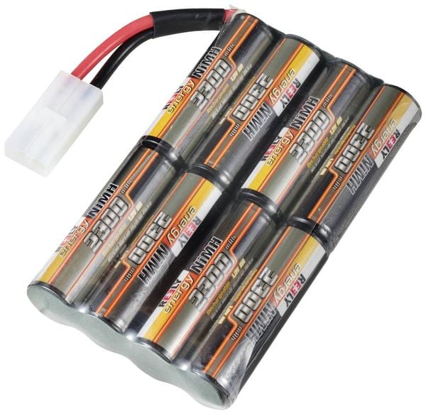 Reely Modellbau-Akkupack (NiMh) 9.6V 2300 mAh Zellen-Zahl: 8 Mignon (AA) Stick Tamiya-Stecker
