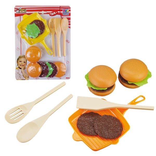 Küchenset mehrfarbig 8 Teile 2fach sortiert