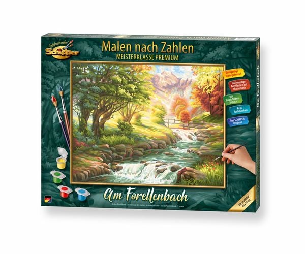 Schipper 609130412 - Malen nach Zahlen: Forellenbach