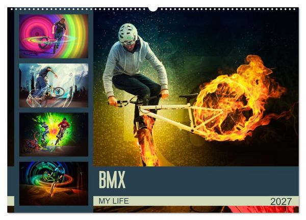 BMX My Life (Wandkalender 2027 DIN A2 quer), CALVENDO Monatskalender