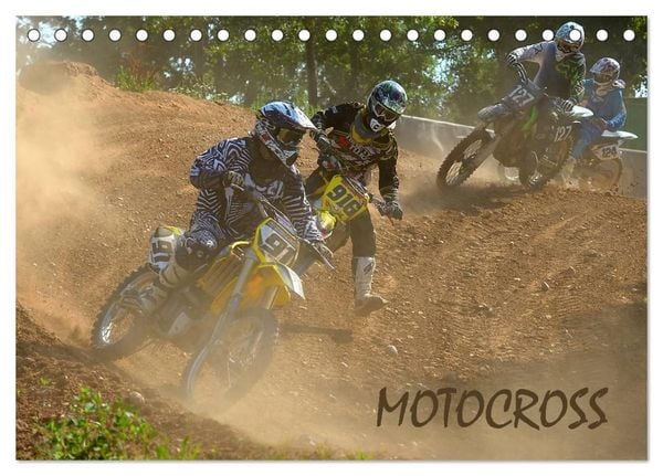 Motocross (Tischkalender 2027 DIN A5 quer), CALVENDO Monatskalender