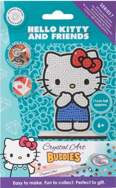 Craft Buddy CAFGR-33HKU087 - Crystal Art Buddies, Hello Kitty and Friends, Diamant-Malerei-Set