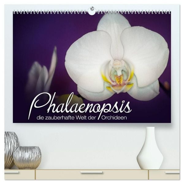 Phalaenopsis - die zauberhafte Welt der Orchideen (hochwertiger Premium Wandkalender 2027 DIN A2 quer), Kunstdruck in Hochglanz