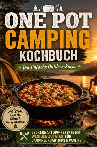 One Pot Camping Kochbuch - Die einfache Outdoor-Küche: Leckere 1-Topf-Rezepte mit wenigen Zutaten für Camping, Roadtrips & Vanlife