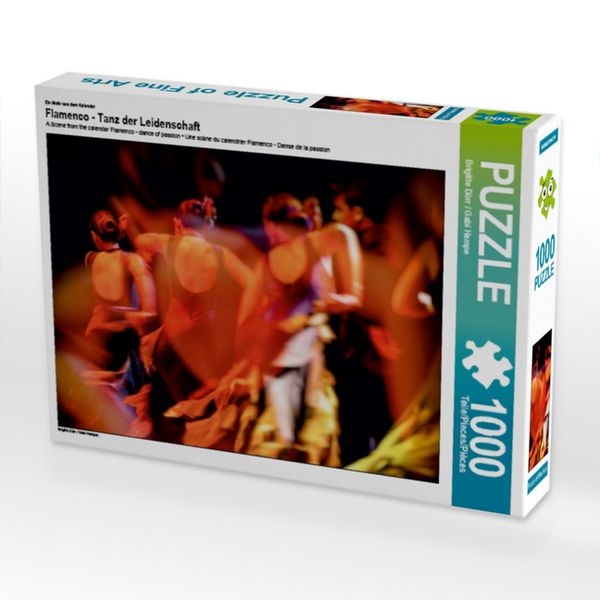 CALVENDO Puzzle Ein Motiv aus dem Kalender Flamenco - Tanz der Leidenschaft 1000 Teile Lege-Größe 64x48cm Foto-Puzzle für glückliche Stunden