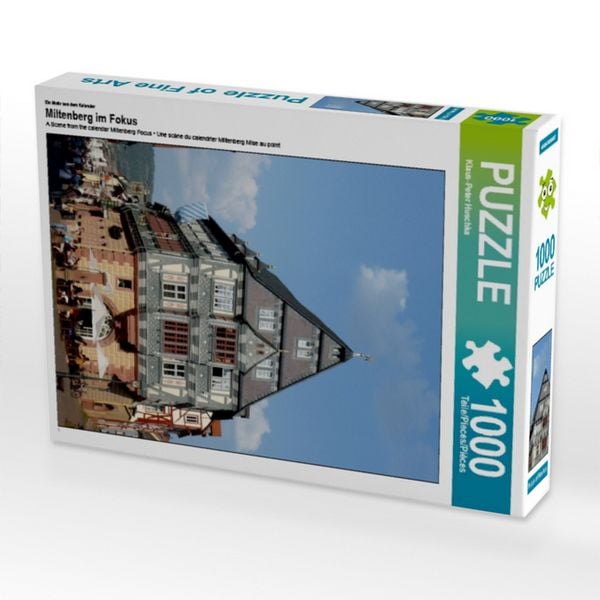 CALVENDO Puzzle Ein Motiv aus dem Kalender Miltenberg im Fokus 1000 Teile Puzzle hoch 1000 Teile Lege-Größe 64 × 48 cm Foto-Puzzle für glückliche Stunden